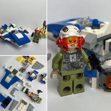 LEGO 75196 Wig Pilota e Navicella set completo Space Ship + Pilot Figure