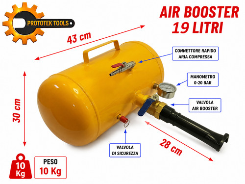 Air booster 19l cannone - booster,