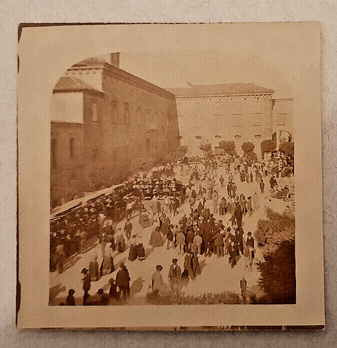 Foto epoca mercato citta - foto, d'epoca