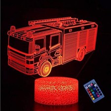 3D Camion dei Pompieri Luce