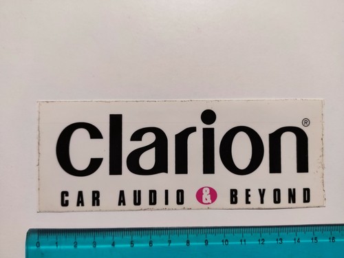 Adesivo clarion car audio - adesivo,