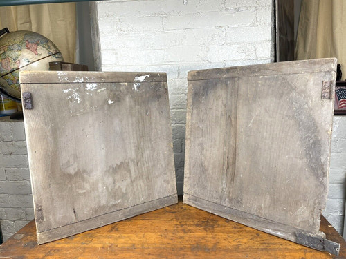 Coppia porte legno primitivo - legno,