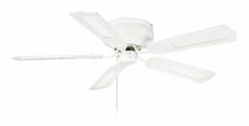Vam Ventilatore da soffitto SIRIUS bianco 5 pale di legno 132 cm 3 velocità 