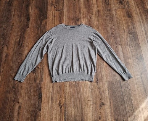 Felpa uomo gant grigio - felpa, cotone