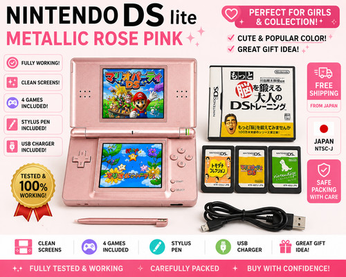 Nintendo lite rosa - ds,