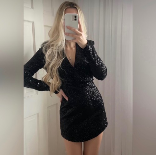 Zara mini abito donna nero - zara,