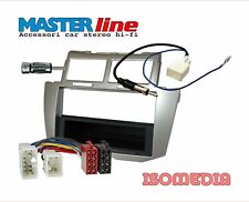 MASCHERINA RADIO 1 DIN COMPATIBILE PER TOYOTA YARIS DAL 2009 A 2011 + CONNETTORI