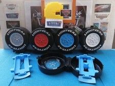 Cars Set 3 Gomme Lightyear Lanciatori 3 Colori -Plastic sc. 1/55, SAETTA ESCLUSO