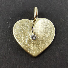 Viva Rimorchio Oro Giallo 9 CT. - Cuore - Peso 0,86 TG Brillante 0,02 CT