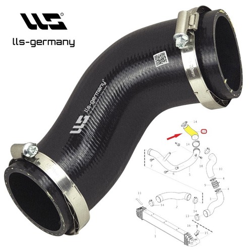 Tubo turbo intercooler per