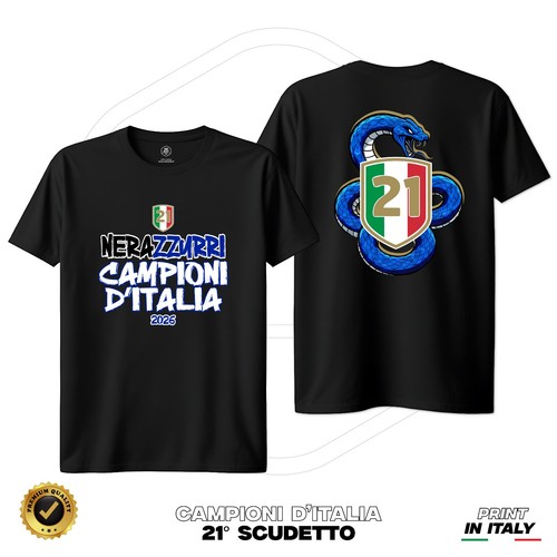 Shirt scudetto nerazzurri - scudetto,