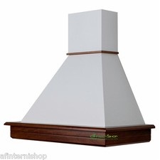 CL90- CAPPA CLASSICA 90 CUCINA RUSTICA LEGNO NOCE MOTORE  FABER INCA SMART 