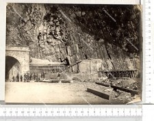 EL13) COMELICO CADORE BELLUNO GALLERIA LEGNAME PASSO DELLA MORTE 1919