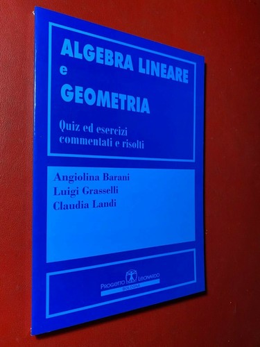 Algebra lineare geometria - algebra,