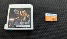 SKY 3DS Cartuccia Pulsante Blu Nintendo 3DS Rara Scheda SD Inclusa Testata Funzionante