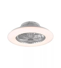 VENTILATORE DA SOFFITTO "STRALSUND" BIANCO CON LED RGB Ø50 CM, 30W