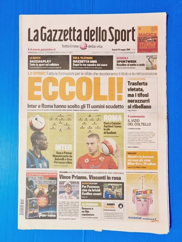 Gazzetta dello sport maggio - dello, 16