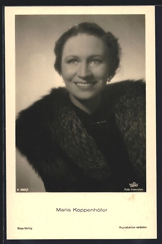 Cartolina attrice maria - cartolina,