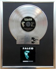 Falco - Out fo the Dark original CD/Cover + 12" gerahmt goldene Schallplatte