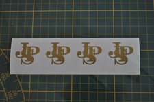 4 STICKERS  JPS Vinyle Voiture  30X30MM