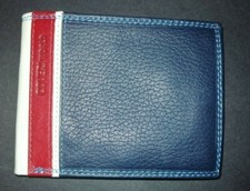 PORTAFOGLIO COVERI WORLD BLU ROSSO BIANCO BELLISSIMO NUOVO MAI USATO 