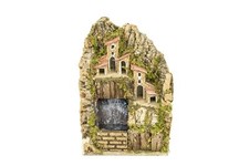 Cascata con casette per presepe 4x20x24 cm