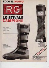 advertising Pubblicità brochure- STIVALI RG-MOTOCROSS REGOLARITA-MX VINTAGE 1976