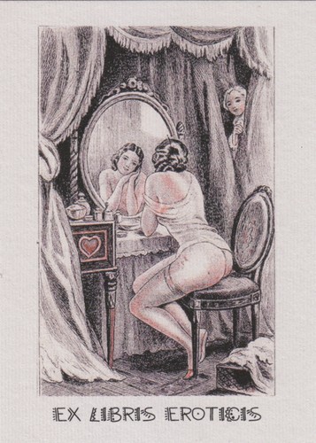 Libris bookplate erotico - ex,