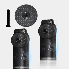 Elegante tappo nero con viti