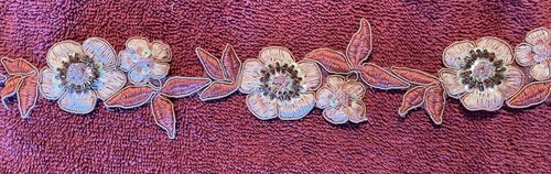 Bordo ricamato soutache - bordo,