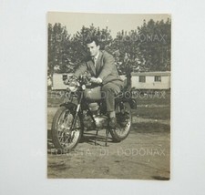 VECCHIA FOTO MOTO D'EPOCA 1948
