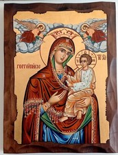 Icona Greca fatta a mano