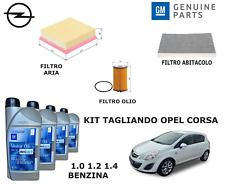 KIT TAGLIANDO OPEL CORSA D 1.0 1.2 1.4 BENZINA O GPL 06  4L OPEL GM 5W30 DEXOS 2