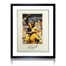 Pele signed iconic - pele, 'iconic'