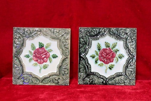 Pezzi piastrelle fiori - 2,