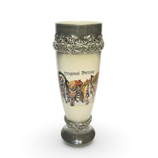 Vintage Bierkrug Original Bierzug Handarbeit Germany Steinzeug 1960er Jahre