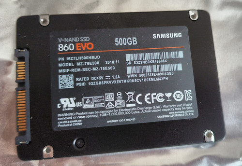 Samsung 860 evo 500gb sata - 860,