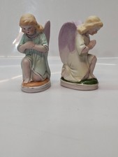 Coppia angioletti in biscuit