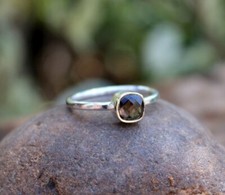 Anello In Quarzo Fumè A