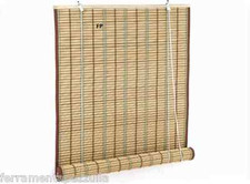 Tenda Sole Arella Tapparella Porta Midollino Bordo Cotone Stuoia Cordina 1,5X3H