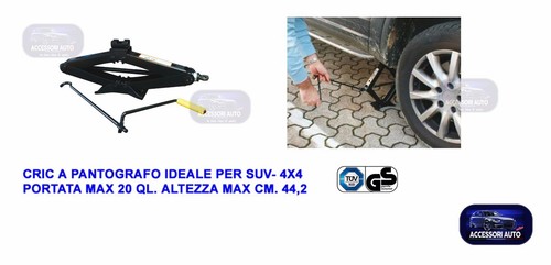 Cric per auto universale - cric, a
