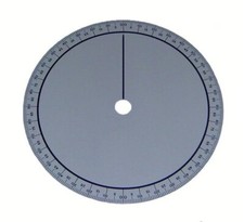 Disco graduato per messa in