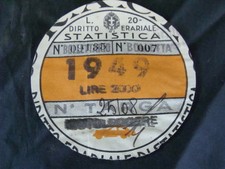 Bollo 1949 RACI Tassa