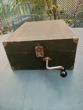 Valigetta Grammofono Epoca 1900 Funzionante Puntina di Rispetto  FONOTIPIA...
