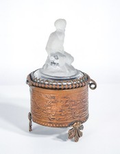 ⚜️ ANTICA SCATOLINA BRONZO