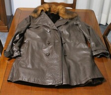 Giacca in Pelle con Interno in