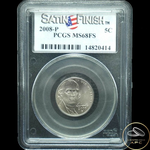 2008 jefferson nickel pcgs - p,