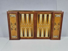 Set Backgammon Excalibur Franklin vintage come nuovo anni 80 in legno - solo gioco da tavolo