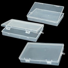 3x Plastic Storage Container