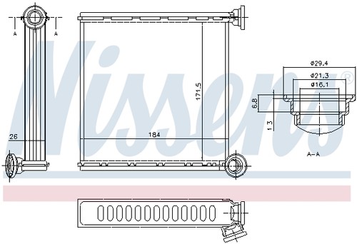 73980 nissens scambiatore - 73980,